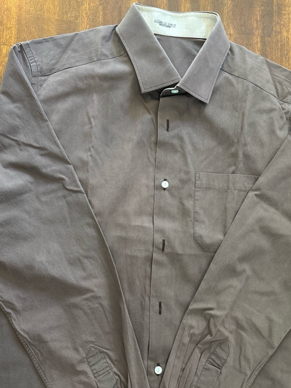 Jussara Lee 💯 Cotton Long-Sleeve Button-Up Shirt Sz L